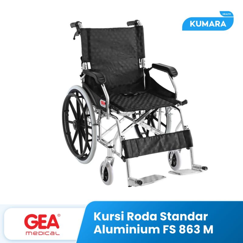 GEA - Kursi Roda Semi Travel FS 863 M | Kursi Roda Travel Alumunium 1 118