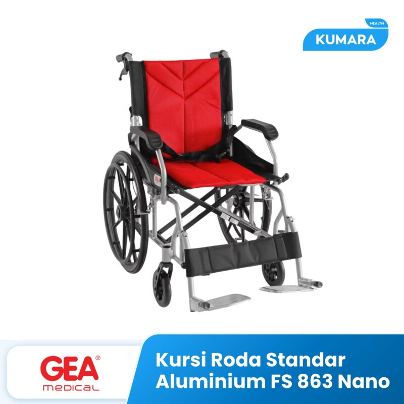 GEA - Kursi Roda Semi Travel FS 863 M Nanometer | Kursi Roda Travel Alumunium 1 119