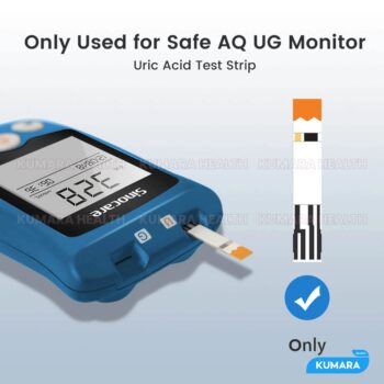 SINOCARE - Strip Safe AQ UG Uric Acid | Strip Tes Asam Urat untuk Alat Safe AQ UG isi 50's 5 33