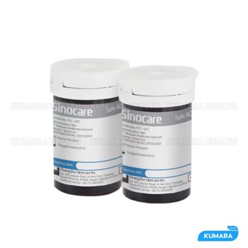 SINOCARE - Strip Safe AQ UG Glucosa | Strip Tes Gula untuk Alat Safe AQ UG isi 50's 4 36
