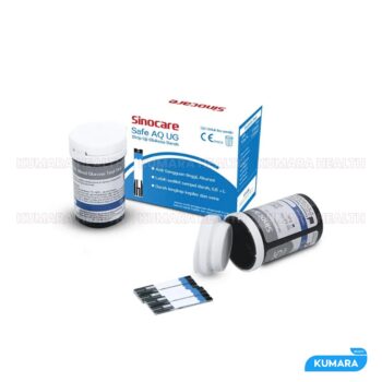 SINOCARE - Strip Safe AQ UG Glucosa | Strip Tes Gula untuk Alat Safe AQ UG isi 50's 5 37