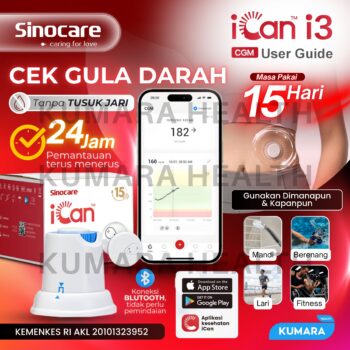 SINOCARE ALAT CEK GULA DARAH ICAN i3 1