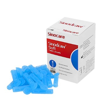 SINOCARE - Blood Lancets 28G 50's 2 SINOCARE - Blood Lancets 28G 50's - Image 2