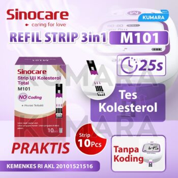SINOCARE - Strip Uji Gula Kolesterol Asam Urat No Coding M101 4 ginee 20251111105726556 8624475720 1