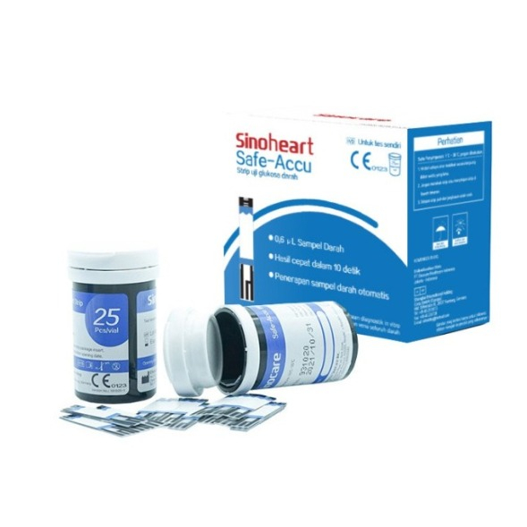 SINOCARE - Safe Accu Alat Cek Gula Darah 2 SINOCARE - Safe Accu Alat Cek Gula Darah - Image 2