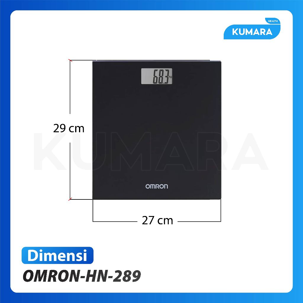OMRON Timbangan Digital HN-289 | 4 Sensor, Akurasi 100g, Maks 150kg 2 OMRON Timbangan Digital HN-289 | 4 Sensor, Akurasi 100g, Maks 150kg - Image 2