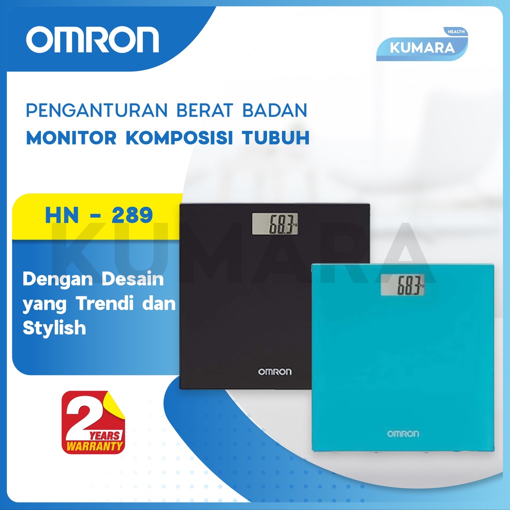 OMRON Timbangan Digital HN-289 | 4 Sensor, Akurasi 100g, Maks 150kg 3 OMRON Timbangan Digital HN-289 | 4 Sensor, Akurasi 100g, Maks 150kg - Image 3