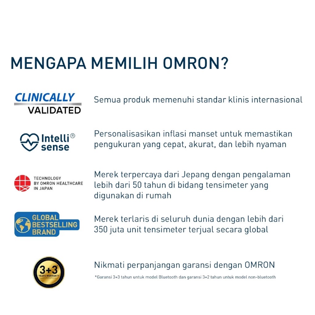 OMRON - Tensimeter Digital JPN 750 Premium | Made in Japan & IntelliSense 4 OMRON - Tensimeter Digital JPN 750 Premium | Made in Japan & IntelliSense - Image 4