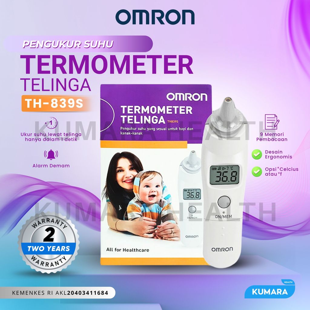 OMRON - Thermometer Telinga TH-839S 1 OMRON - Thermometer Telinga TH-839S