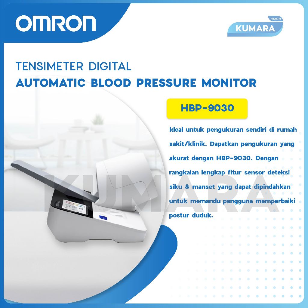OMRON - Tensimeter Digital HBP-9030 | Professional Blood Pressure Monitor 2 OMRON - Tensimeter Digital HBP-9030 | Professional Blood Pressure Monitor - Image 2