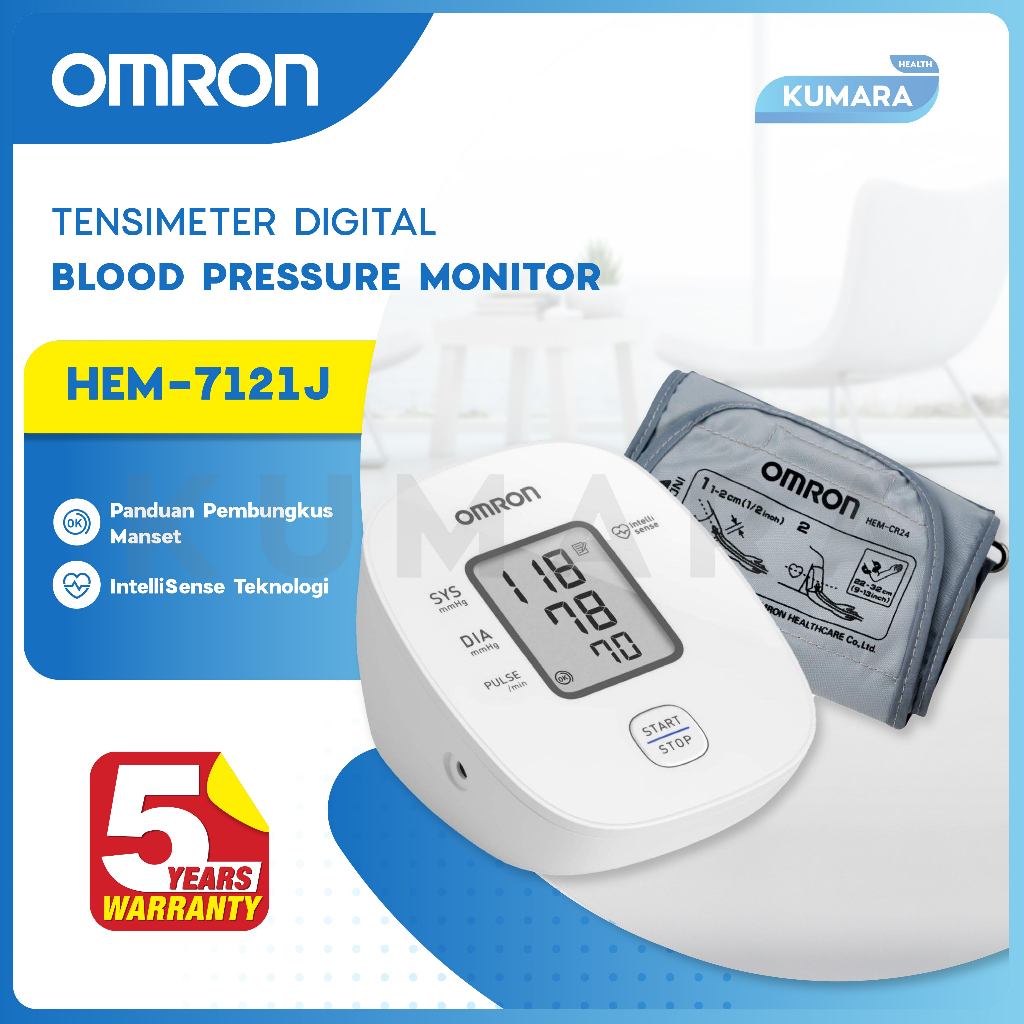 OMRON - Tensimeter HEM 7121J | Tensimeter Digital 1 OMRON - Tensimeter HEM 7121J | Tensimeter Digital