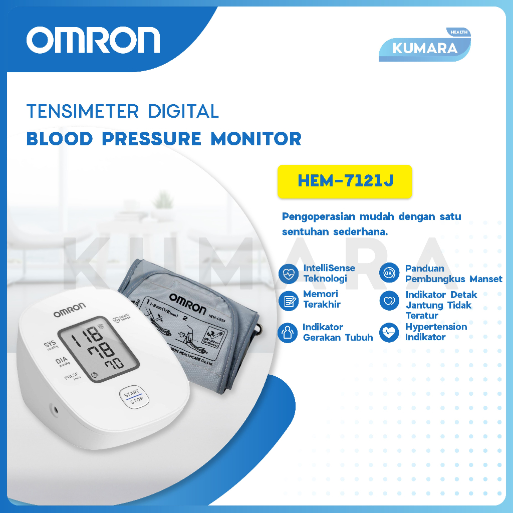 OMRON - Tensimeter HEM 7121J | Tensimeter Digital 2 OMRON - Tensimeter HEM 7121J | Tensimeter Digital - Image 2
