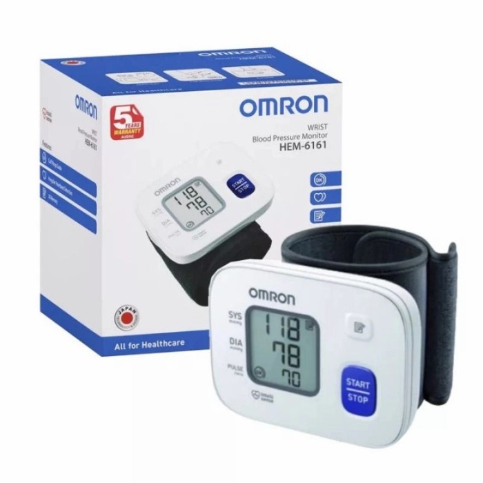 OMRON - Tensimeter Pergelangan Tangan HEM 6161 | Blood Pressure Monitor 2 OMRON - Tensimeter Pergelangan Tangan HEM 6161 | Blood Pressure Monitor - Image 2
