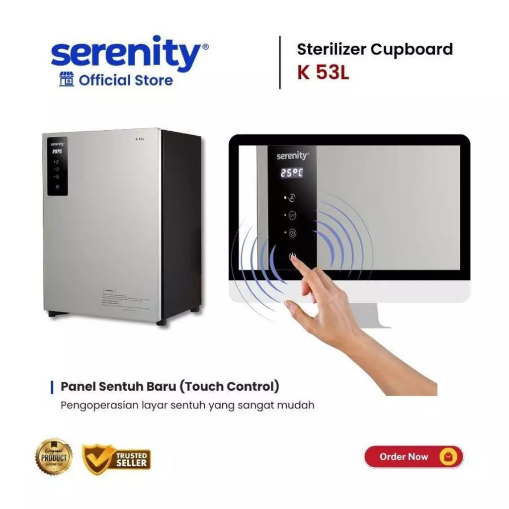 Serenity Sterilisator Digital 1 Pintu K-53L | Sterilizer Cupboard 4 Serenity Sterilisator Digital 1 Pintu K-53L | Sterilizer Cupboard - Image 4