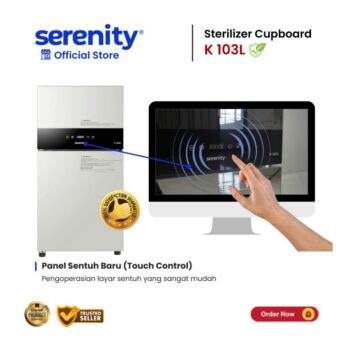 Serenity Sterilisator Digital 2 Pintu K-103L | Sterilizer Cupboard 108L 5 ginee 20251111134722287 9297858403