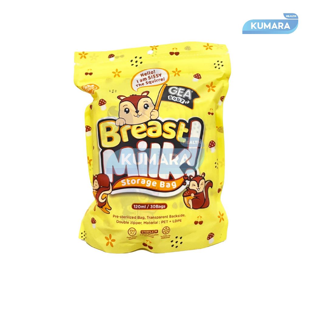 GEA - Kantong Asi Bayi 120ml isi 30's | Breast Milk Storage Bag 4 GEA - Kantong Asi Bayi 120ml isi 30's | Breast Milk Storage Bag - Image 4