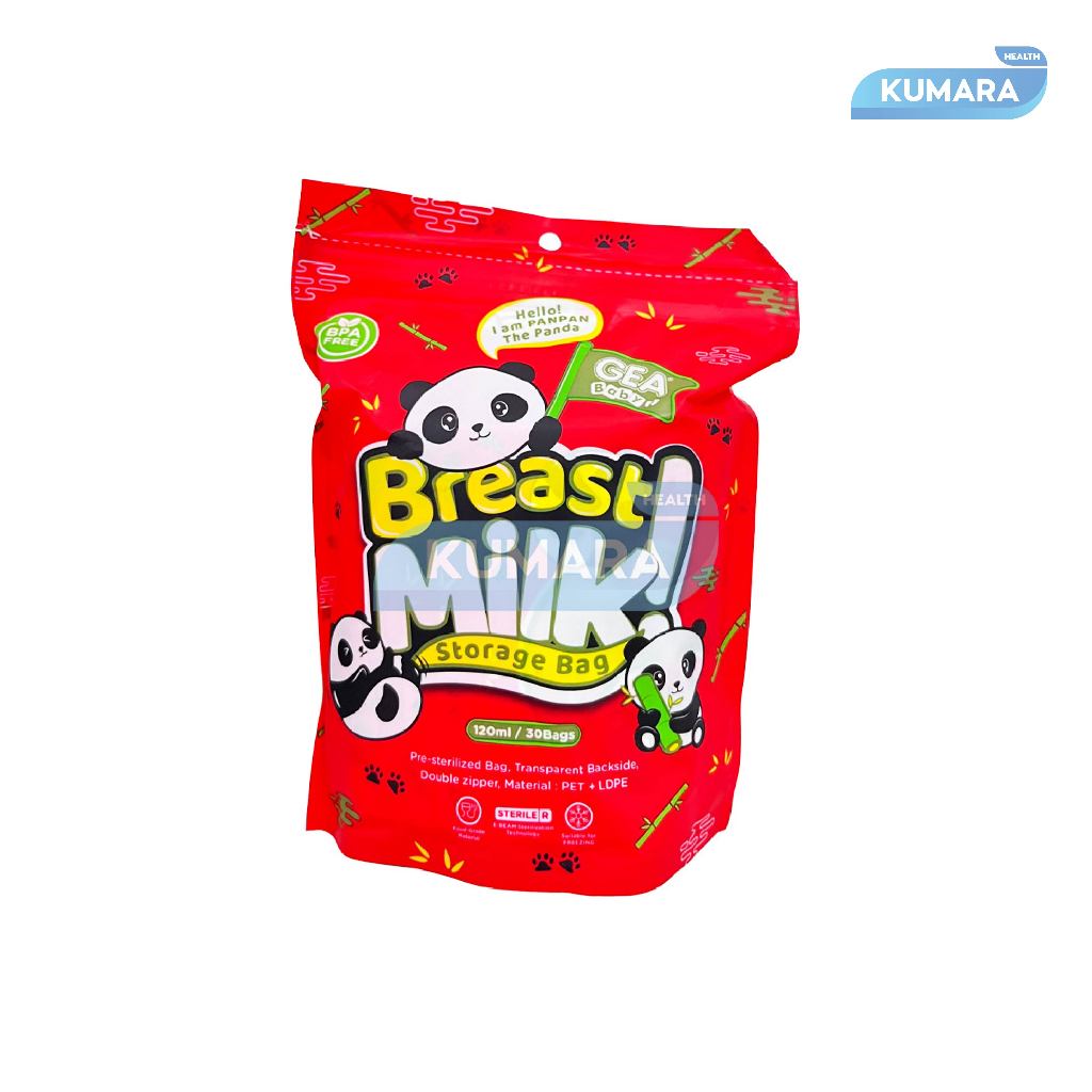 GEA - Kantong Asi Bayi 120ml isi 30's | Breast Milk Storage Bag 5 GEA - Kantong Asi Bayi 120ml isi 30's | Breast Milk Storage Bag - Image 5