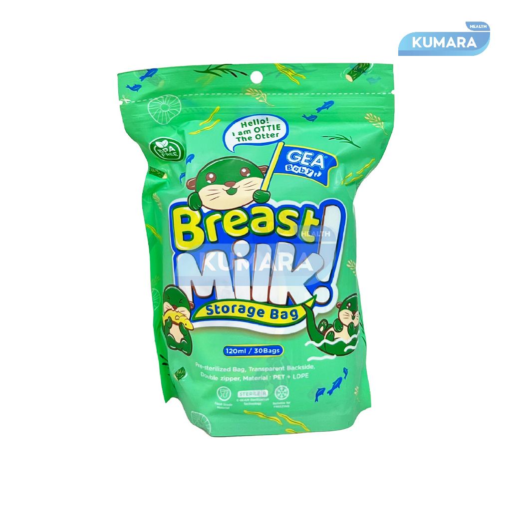GEA - Kantong Asi Bayi 120ml isi 30's | Breast Milk Storage Bag 6 GEA - Kantong Asi Bayi 120ml isi 30's | Breast Milk Storage Bag - Image 6