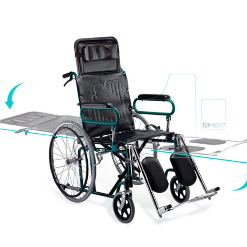 GEA - Kursi Roda Reclining FS 902 GC-46 / Kursi Roda Baring Selonjor 4 GEA - Kursi Roda Reclining FS 902 GC-46 / Kursi Roda Baring Selonjor - Image 4