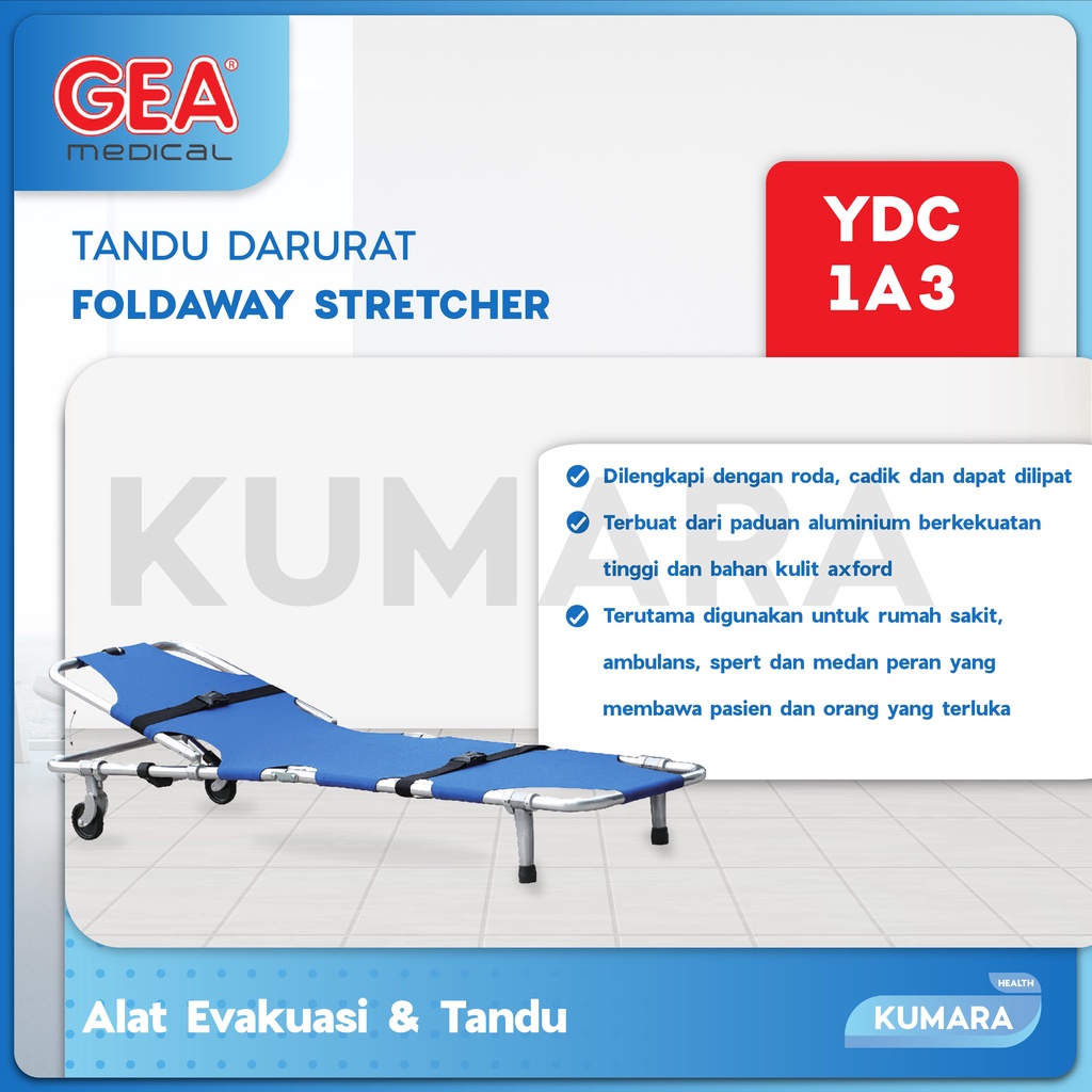 GEA - Tandu Lipat 2 Dengan Roda YDC 1A3 1 GEA - Tandu Lipat 2 Dengan Roda YDC 1A3