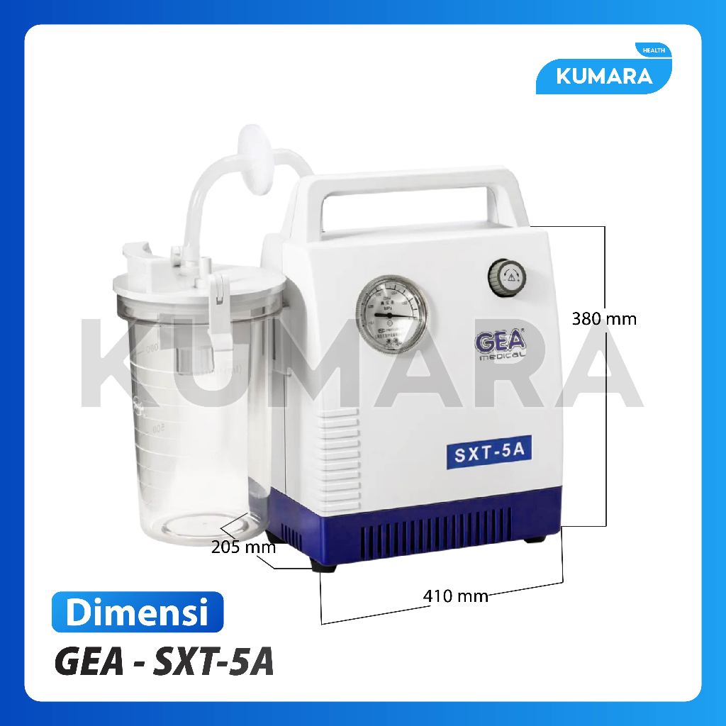 GEA - Suction Pump SXT-5A | Portable Phlegm Suction Unit 2 GEA - Suction Pump SXT-5A | Portable Phlegm Suction Unit - Image 2