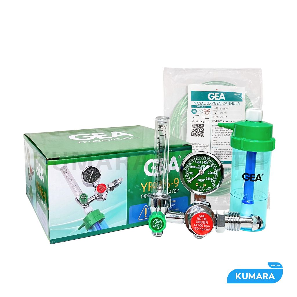 GEA - Regulator Tabung Oksigen Medical YR-86-9 2 GEA - Regulator Tabung Oksigen Medical YR-86-9 - Image 2