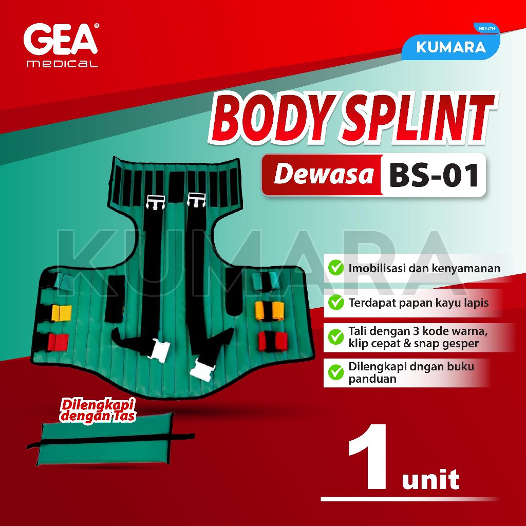 GEA - Kendrick Extrication Device Body Splint BS-01 1 GEA - Kendrick Extrication Device Body Splint BS-01