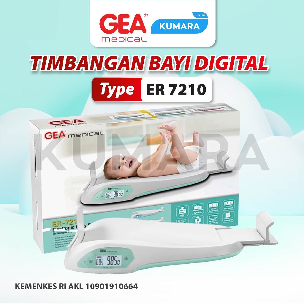 GEA - Timbangan Bayi Digital ER 7210 1 GEA - Timbangan Bayi Digital ER 7210
