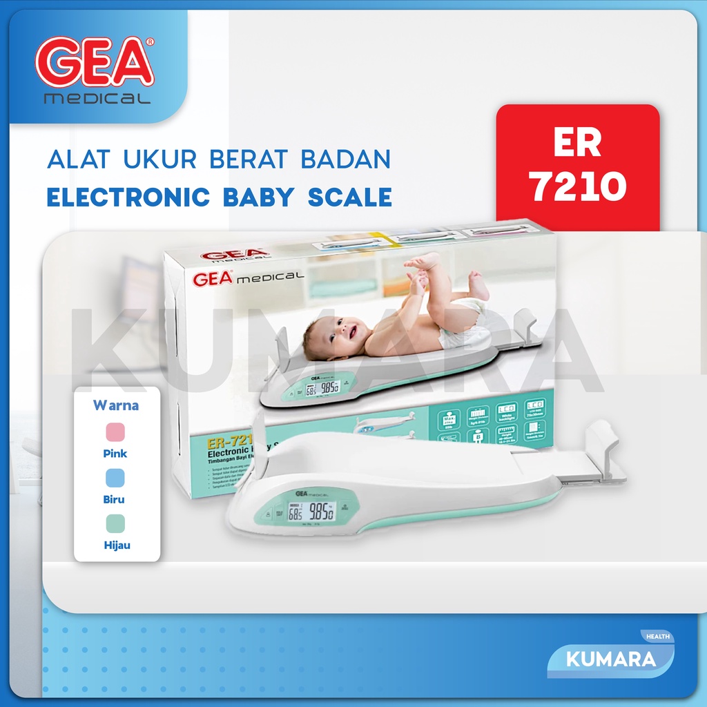 GEA - Timbangan Bayi Digital ER 7210 2 GEA - Timbangan Bayi Digital ER 7210 - Image 2