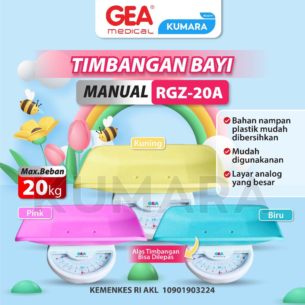 GEA - Timbangan Bayi RGZ-20A 1 GEA - Timbangan Bayi RGZ-20A
