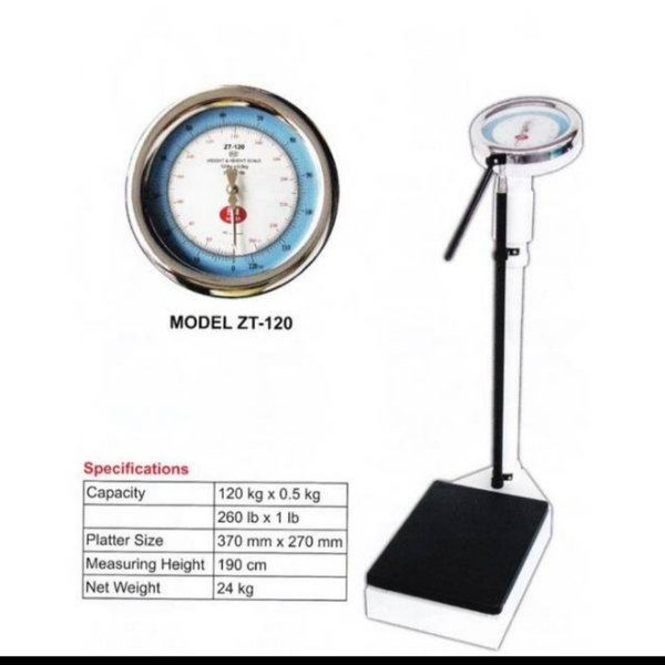 GEA - Timbangan Badan Manual SMIC ZT-120 (Berat + Tinggi Badan) 4 GEA - Timbangan Badan Manual SMIC ZT-120 (Berat + Tinggi Badan) - Image 4