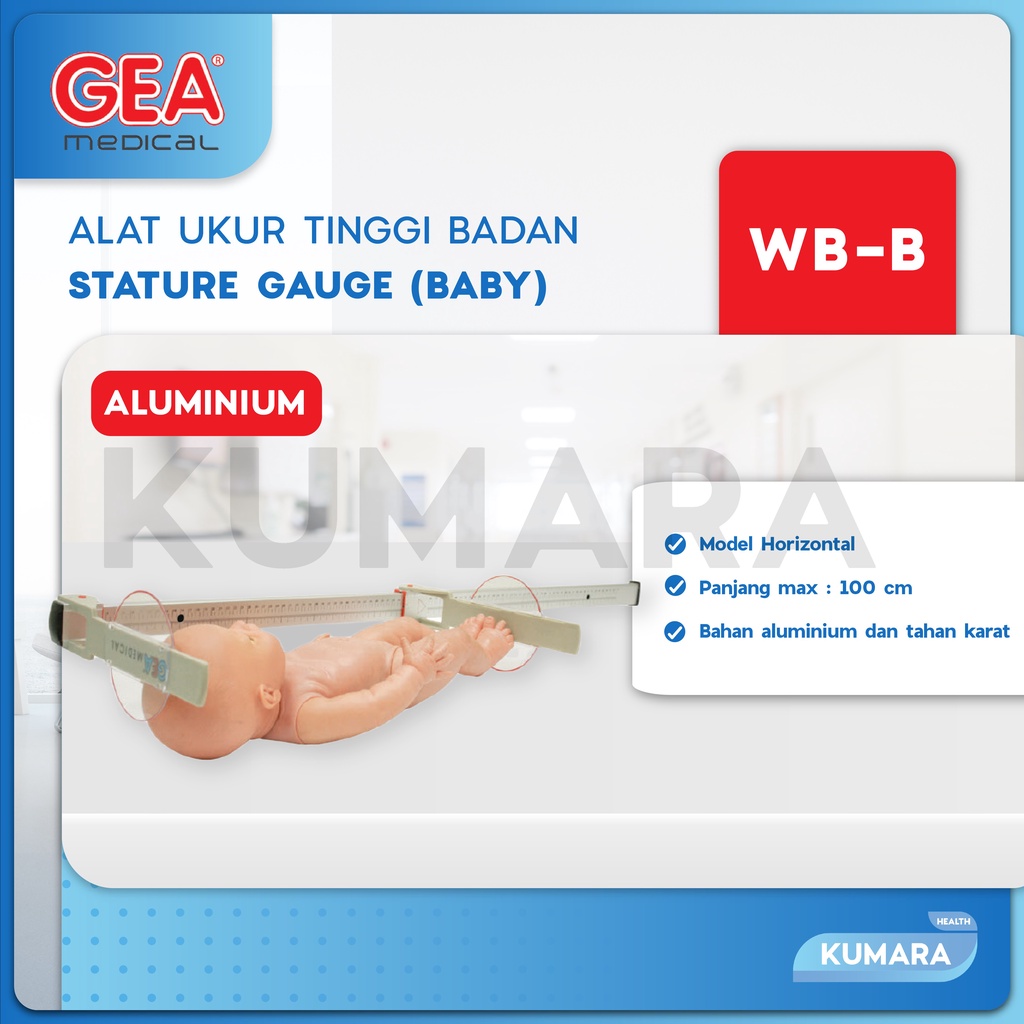GEA - Alat Pengukur Tinggi Panjang Badan Bayi WB-B 2 GEA - Alat Pengukur Tinggi Panjang Badan Bayi WB-B - Image 2