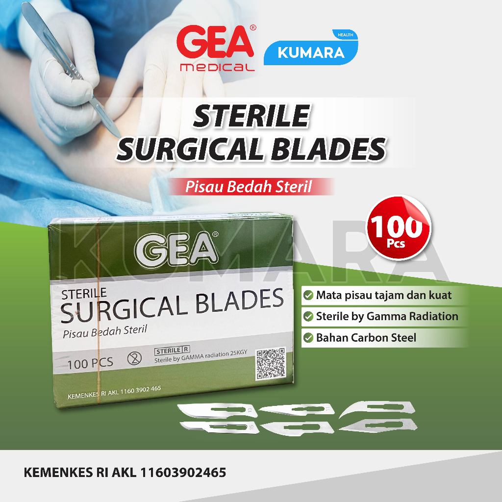 GEA - Bisturi Blade | Surgical Blade | Pisau Bedah 1 GEA - Bisturi Blade | Surgical Blade | Pisau Bedah