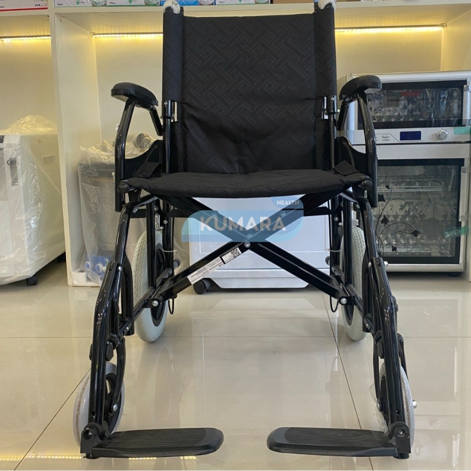 GEA - Kursi Roda Semi Travel FS 868 Black Steel 5 GEA - Kursi Roda Semi Travel FS 868 Black Steel - Image 5