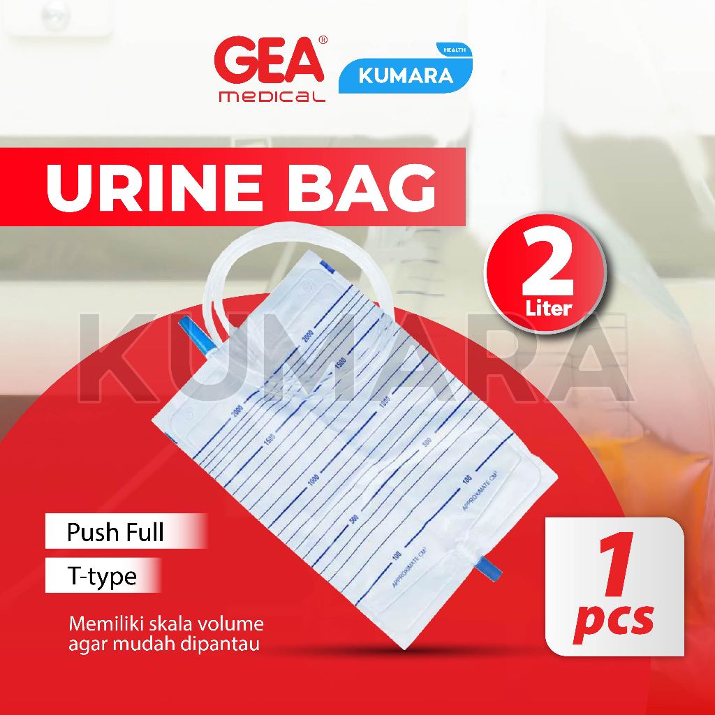GEA - Urine Bag | Kantong Urine 2 Liter 1 GEA - Urine Bag | Kantong Urine 2 Liter