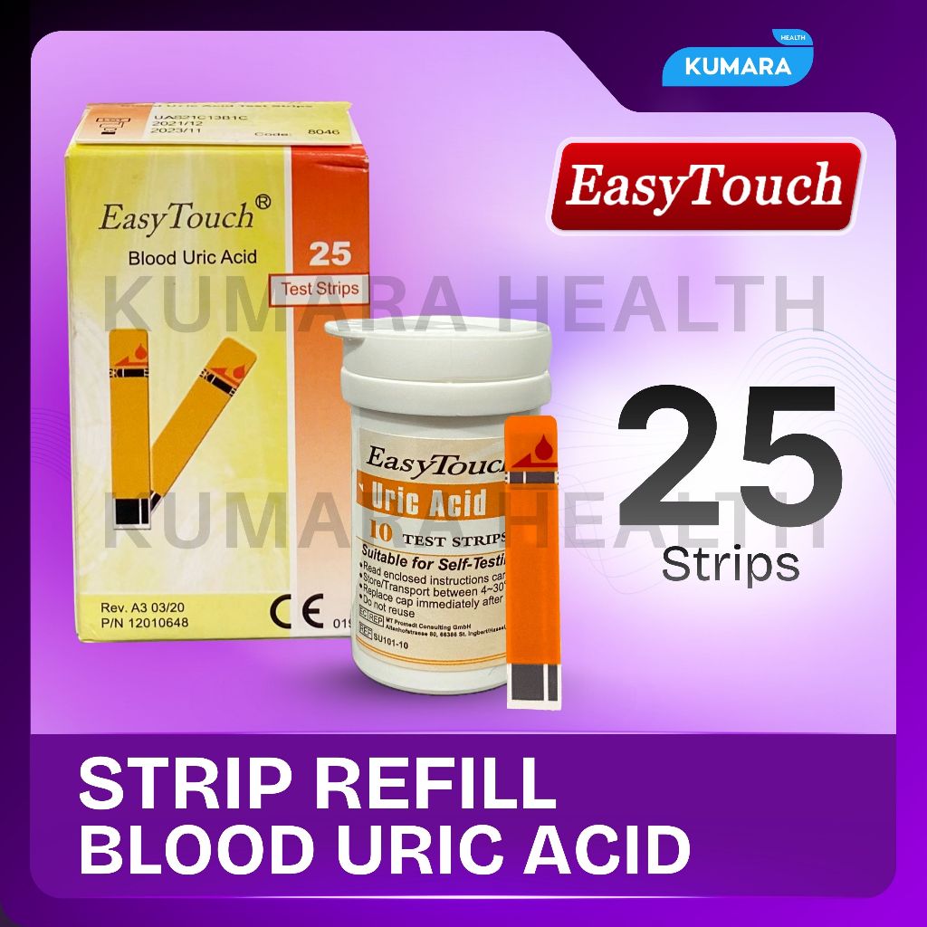 EASY TOUCH - Strip Asam Urat (Uric Acid) 1 EASY TOUCH - Strip Asam Urat (Uric Acid)