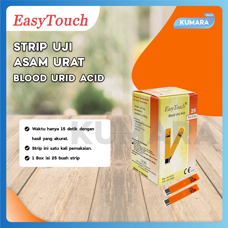 EASY TOUCH - Strip Asam Urat (Uric Acid) 2 EASY TOUCH - Strip Asam Urat (Uric Acid) - Image 2