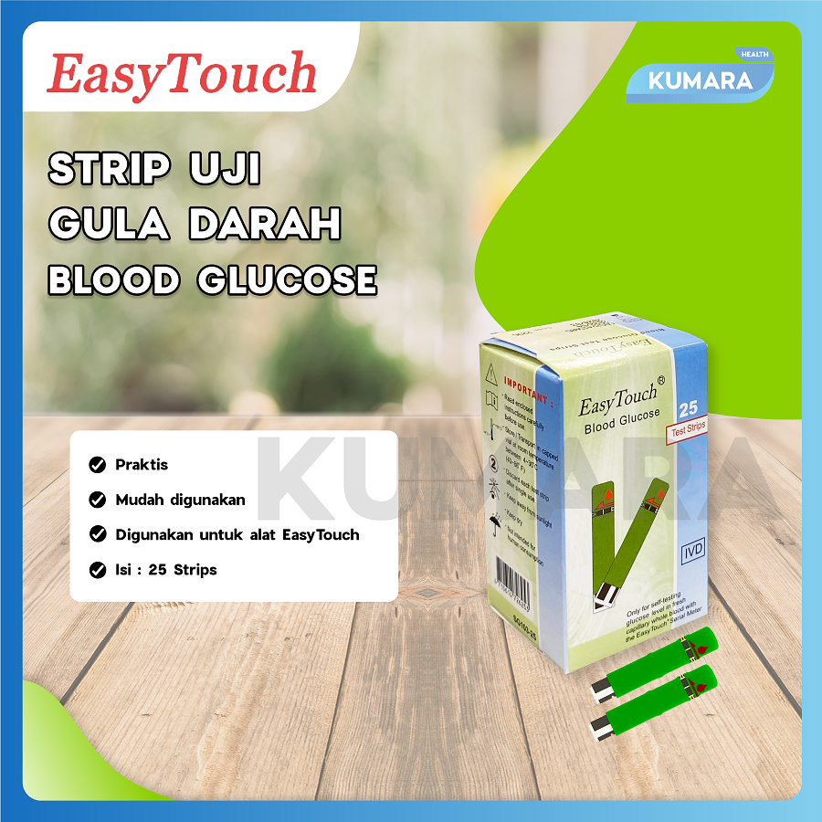 EASY TOUCH - Strip Gula Darah (Glucose) 2 EASY TOUCH - Strip Gula Darah (Glucose) - Image 2