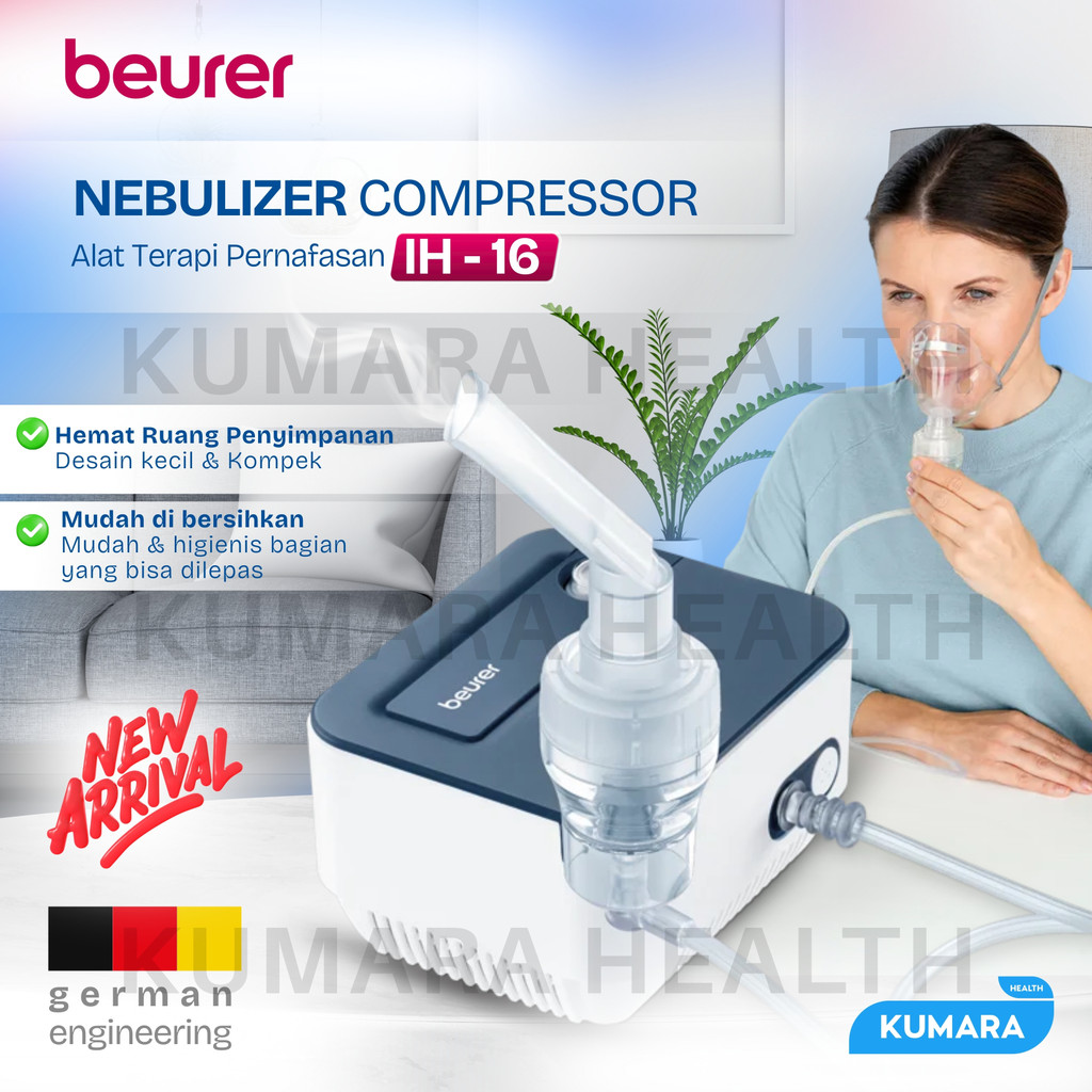 BEURER - Nebulizer IH 16 | Alat Terapi Pernapasan 1 BEURER - Nebulizer IH 16 | Alat Terapi Pernapasan