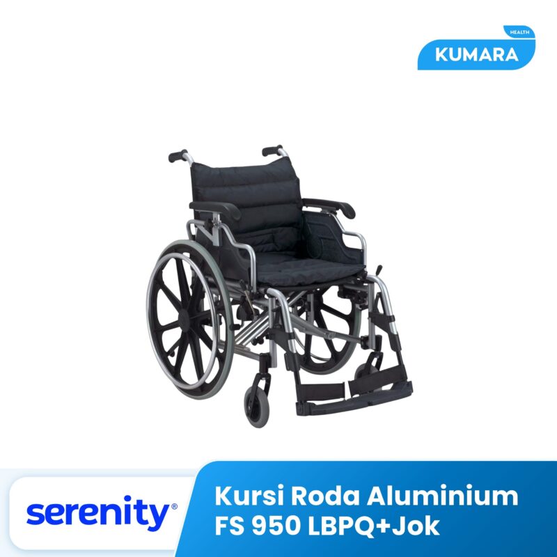 SERENITY - Kursi Roda Alumunium FS 950 LBPQ + Jok 1 100