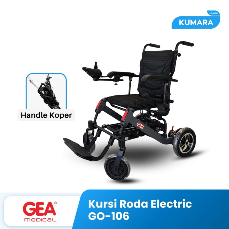 Gea - Kursi Roda Elektrik GO-106 | Electric Wheelchairs Handle Koper | KUMARA 1 105