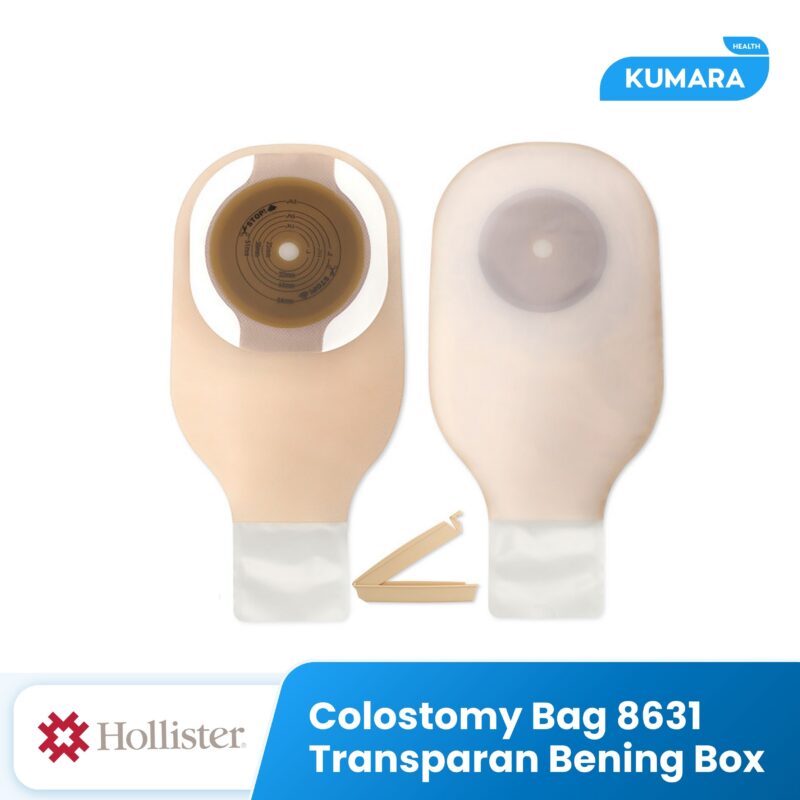 HOLLISTER - Colostomy Bag 8631 Ultra Clear / Kantong Kolostomi Transparan Bening BOX 1 113 Colostomy Bag
