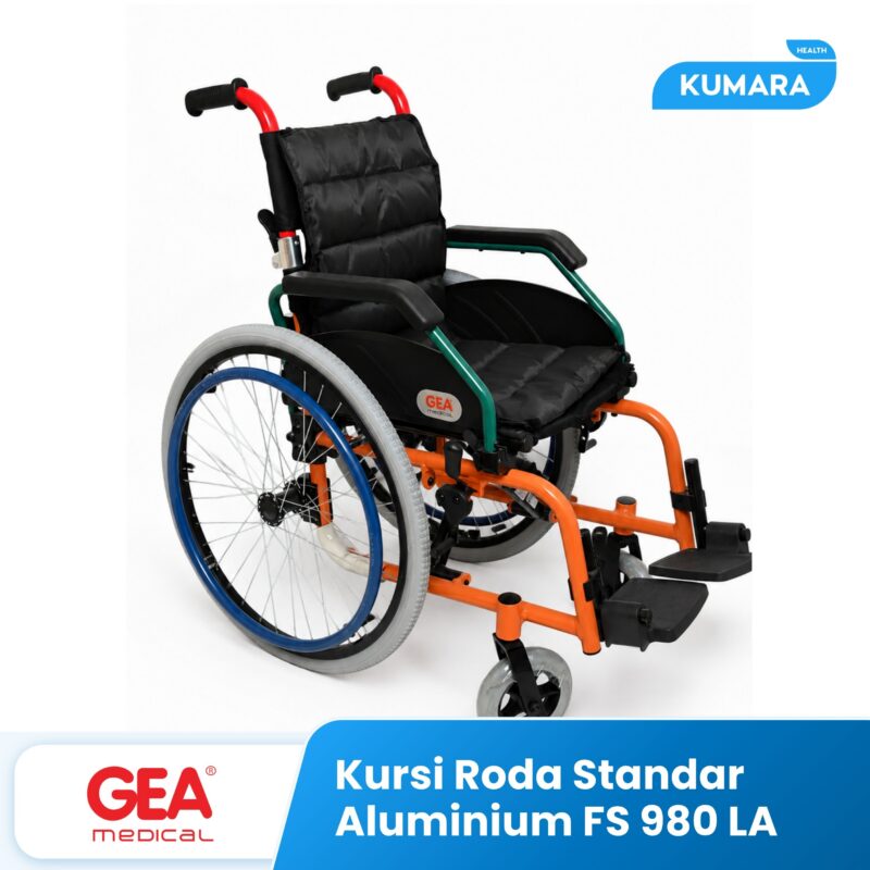 GEA - Kursi Roda Travel Portable Aluminium / Wheelchair FS 980 LA 1 132