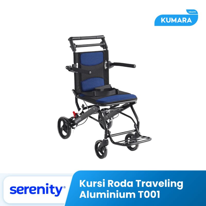 SERENITY - Kursi Roda Traveling Alumunium T001 / Kursi Roda Haji/Umroh 1 250 T001