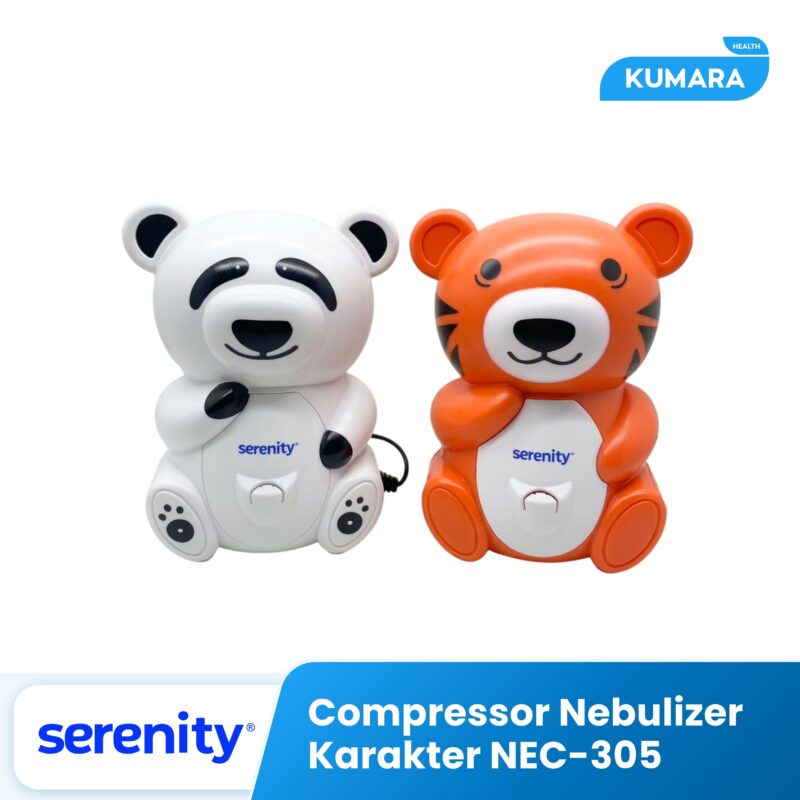SERENITY - Compressor Nebulizer NEC-305.C Inhalasi / Alat Nebulizer Anak 1 289 NEC 305