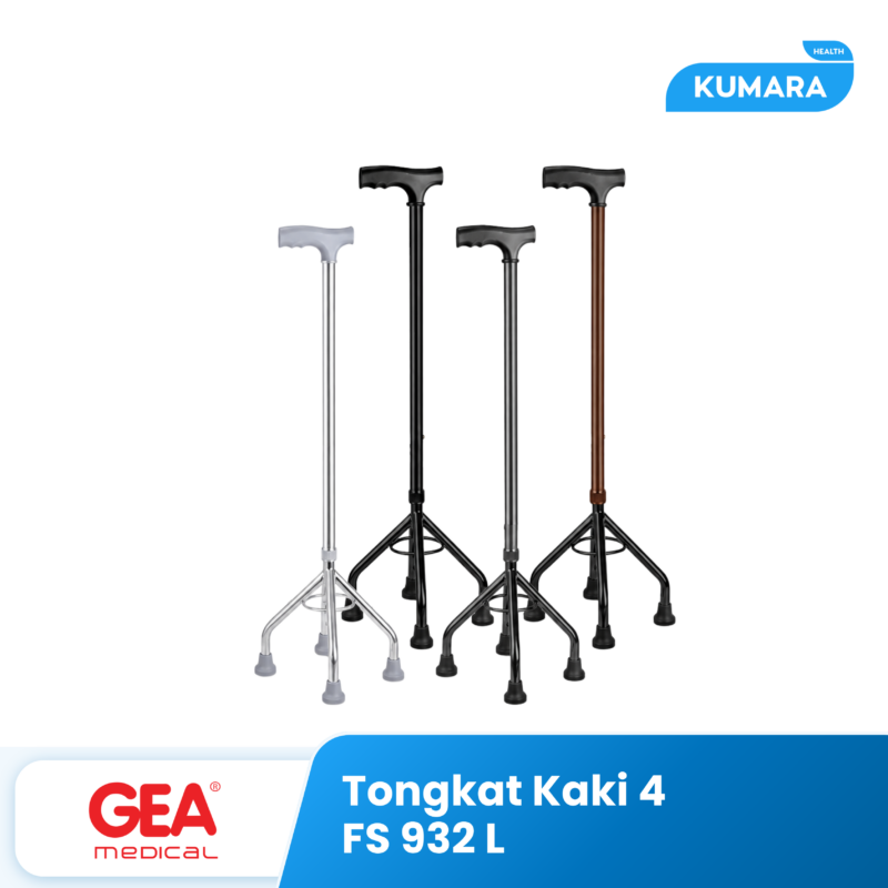 GEA - Tongkat Piramid Kaki 4 FS 932 / Alat Bantu Jalan 1 467
