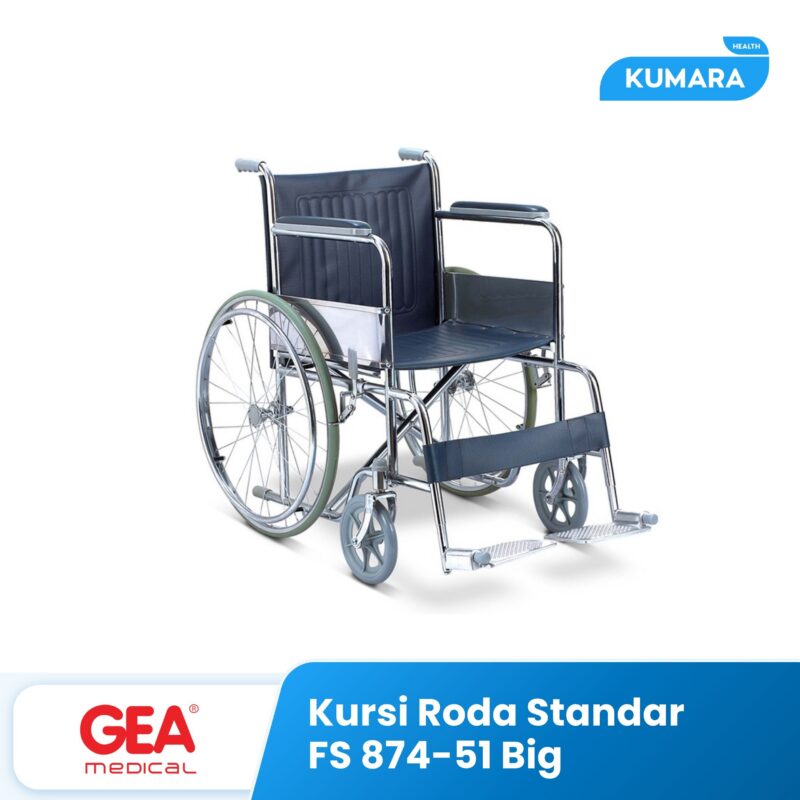 GEA - Kursi Roda FS 874 - 51 BIG / Kursi Roda Jumbo 120 Kg 1 91