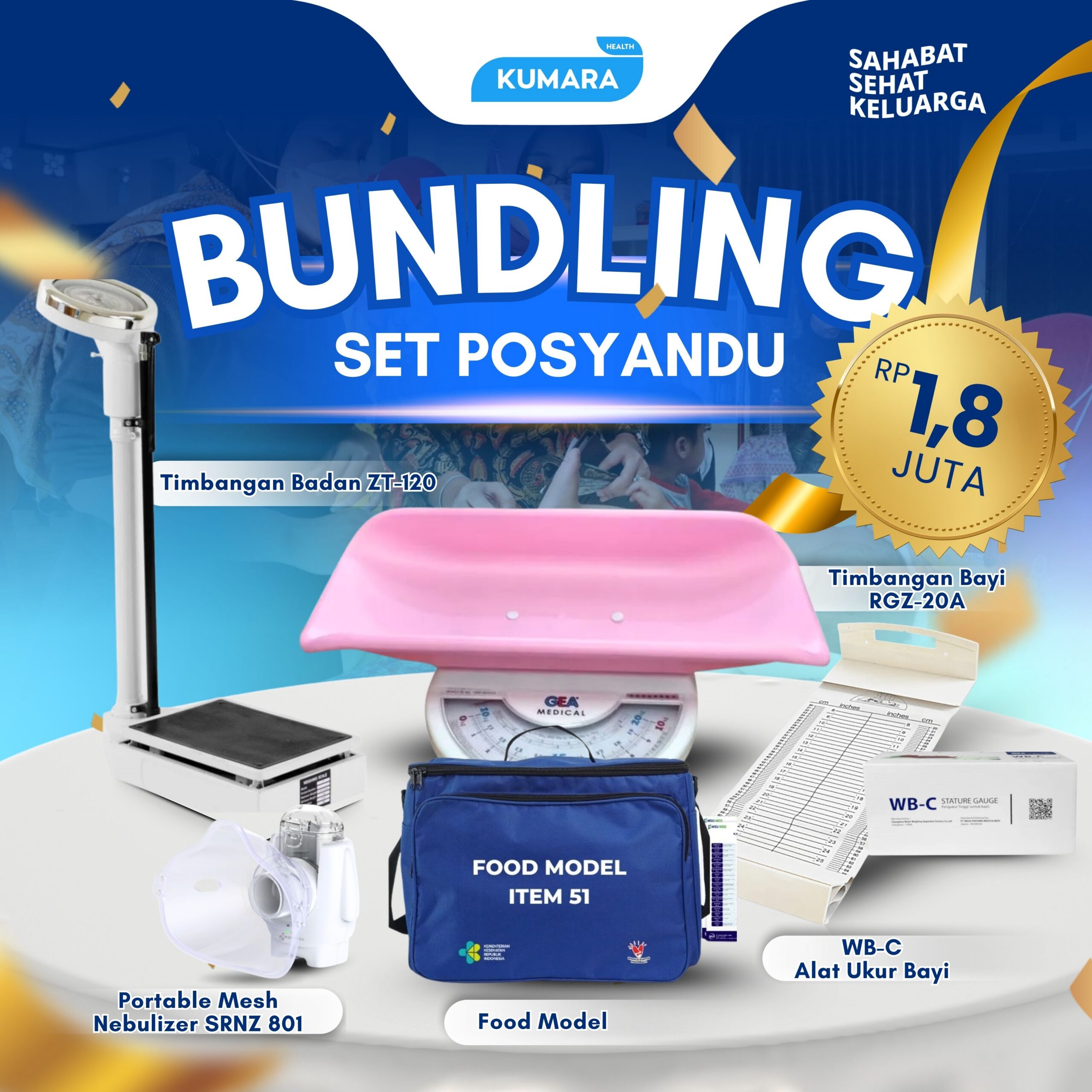 KUMARA - Bundling Set Posyandu | Perlengkapan Kegiatan Posyandu 1 KUMARA - Bundling Set Posyandu | Perlengkapan Kegiatan Posyandu