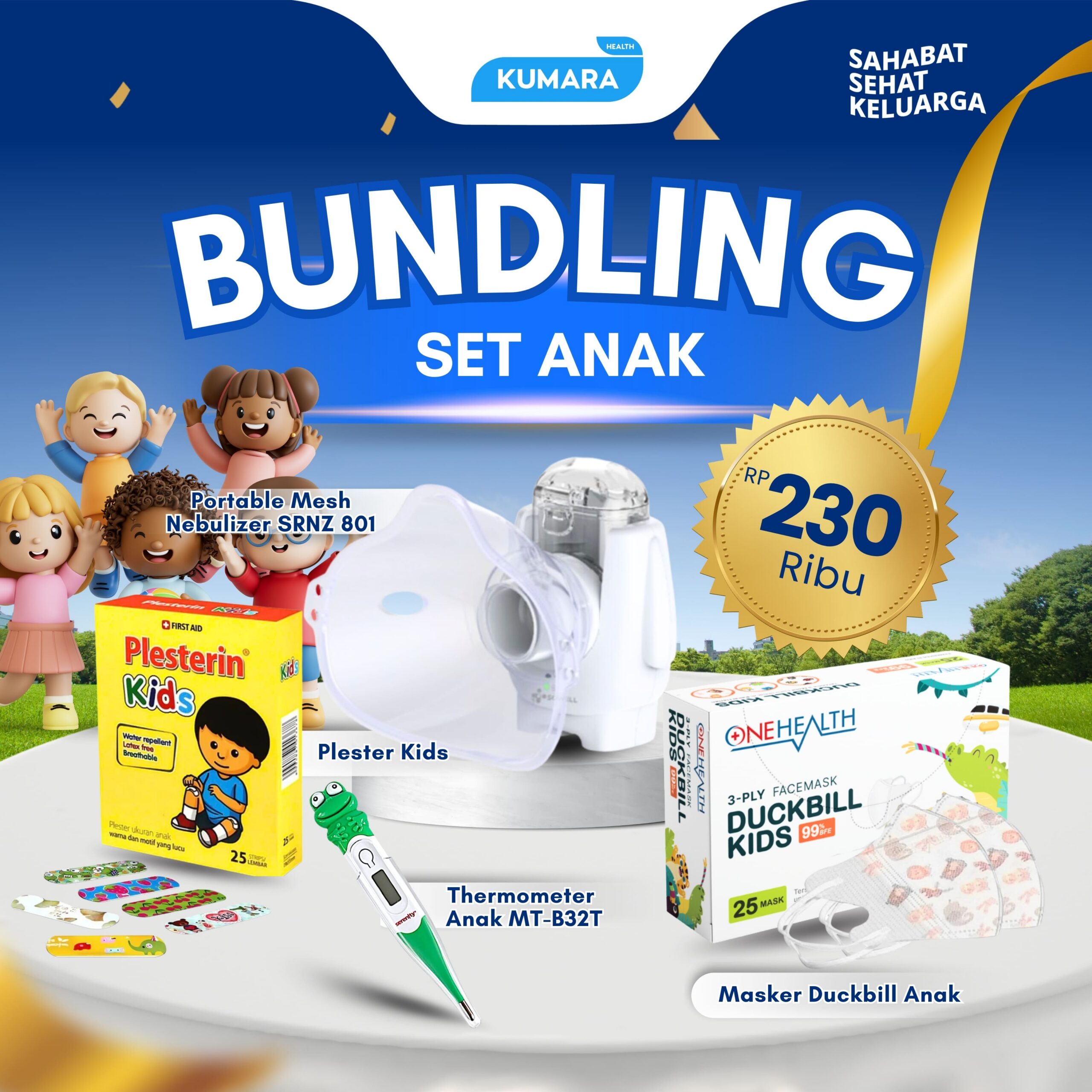 KUMARA - Bundling Set Anak | Perlengkapan Perawatan Kesehatan Anak 1 KUMARA - Bundling Set Anak | Perlengkapan Perawatan Kesehatan Anak