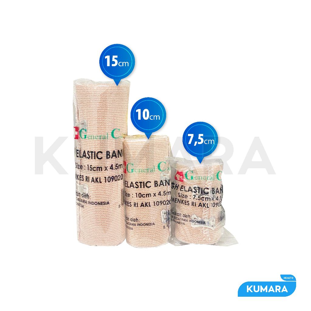 GENERAL CARE - Elastic Bandage / Pembalut Elastis Patah Tulang 2 GENERAL CARE - Elastic Bandage / Pembalut Elastis Patah Tulang - Image 2